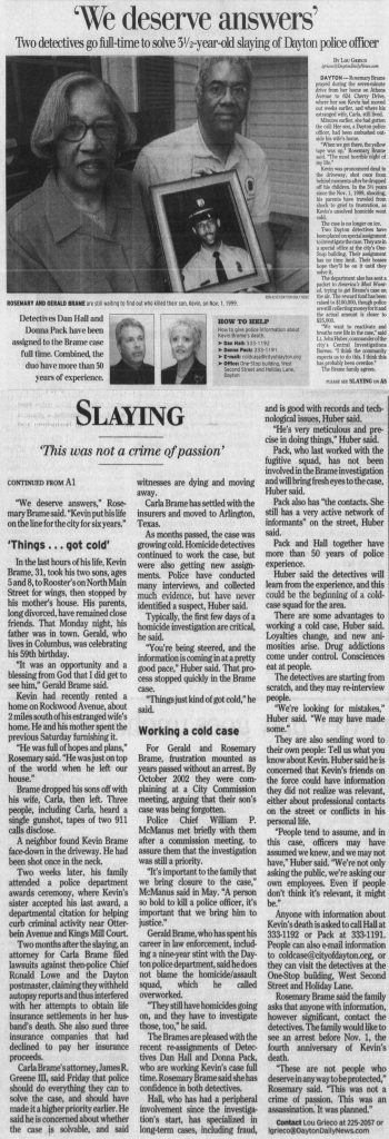 Dayton Daily News article titled ‘We Deserve Answers’