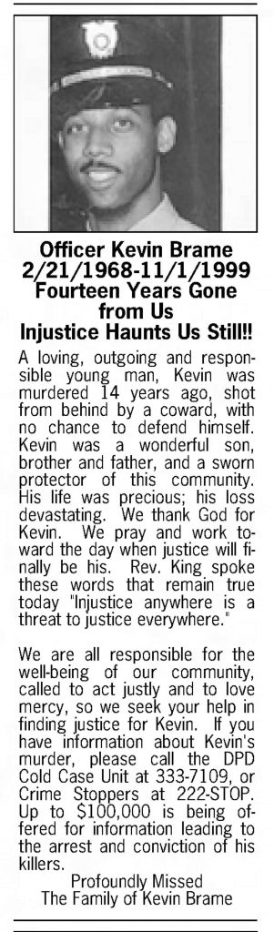 Dayton Daily News article titled In Memoriam 2013
